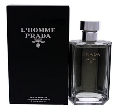 PRADA L'Homme Eau De Toilette Vaporisateur Men Spray 5.1 oz