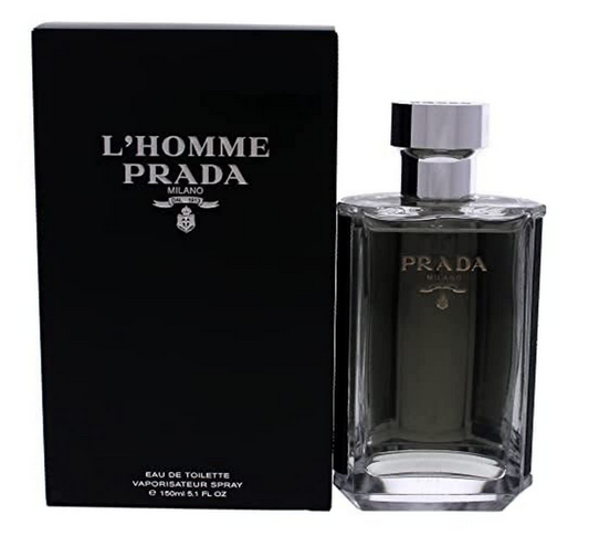 PRADA L'Homme Eau De Toilette Vaporisateur Men Spray 5.1 oz
