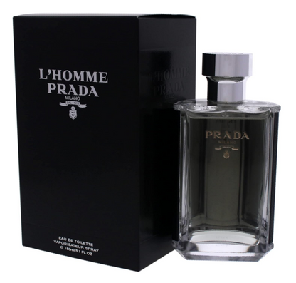 PRADA L'Homme Eau De Toilette Vaporisateur Men Spray 5.1 oz
