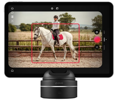 PIVO Equestrian Max AI-Powered 360° Face & Body Auto Tracking Smart Phone Holder For Equestrian And Athletes