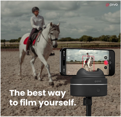 PIVO Equestrian Max AI-Powered 360° Face & Body Auto Tracking Smart Phone Holder For Equestrian And Athletes