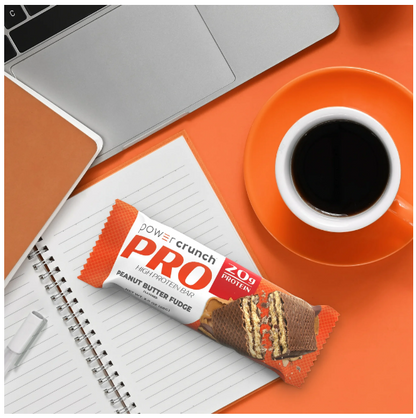 Power Crunch Pro High Protein Bar 58 g - Peanut Butter Fudge Flavored