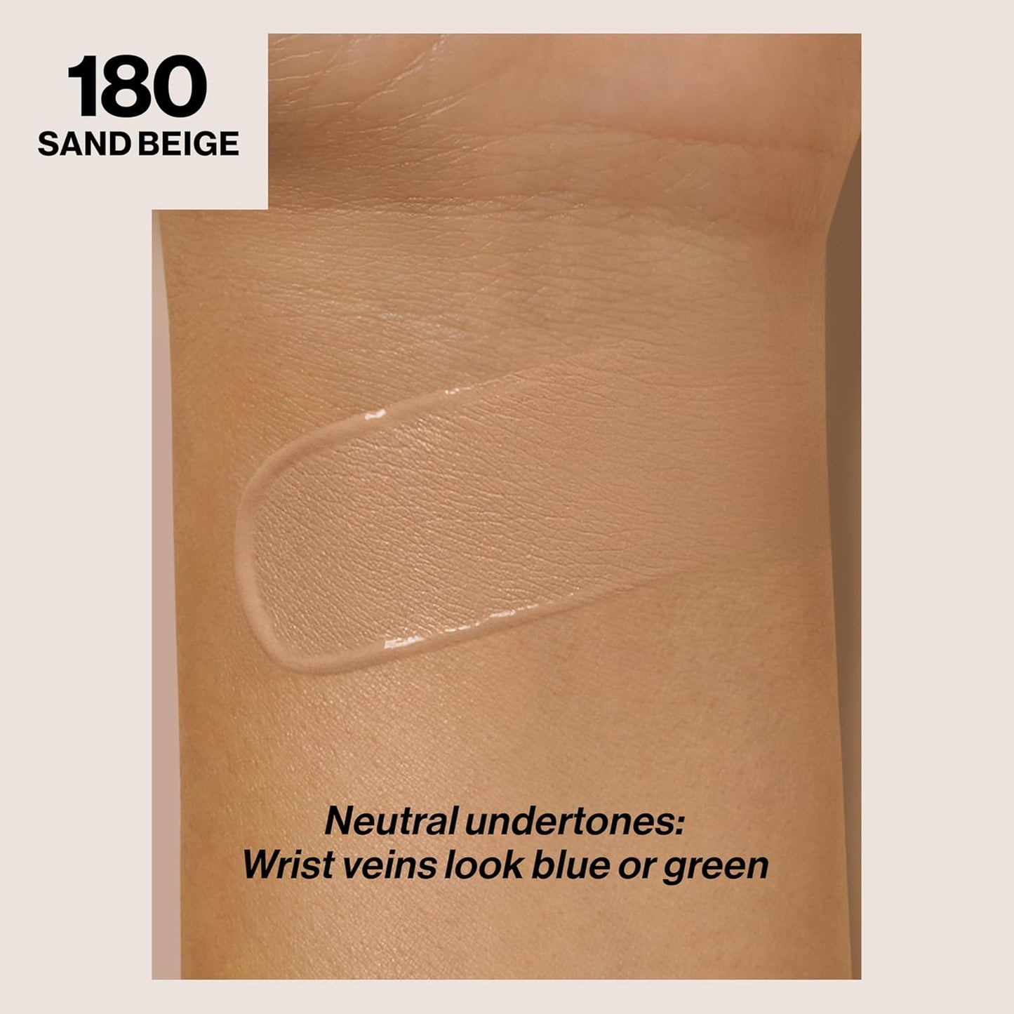 REVLON ColorStay 24H Longwear Makeup Liquid Foundation For Combination/Oily Skin - 180, Sand Beige