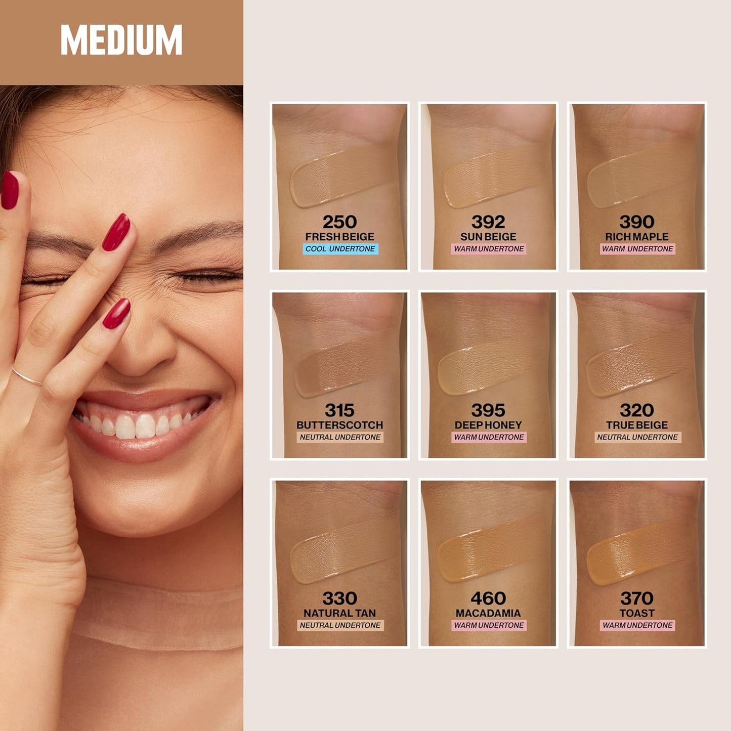 REVLON ColorStay 24H Longwear Makeup Liquid Foundation For Normal/Dry Skin - 320, True Beige