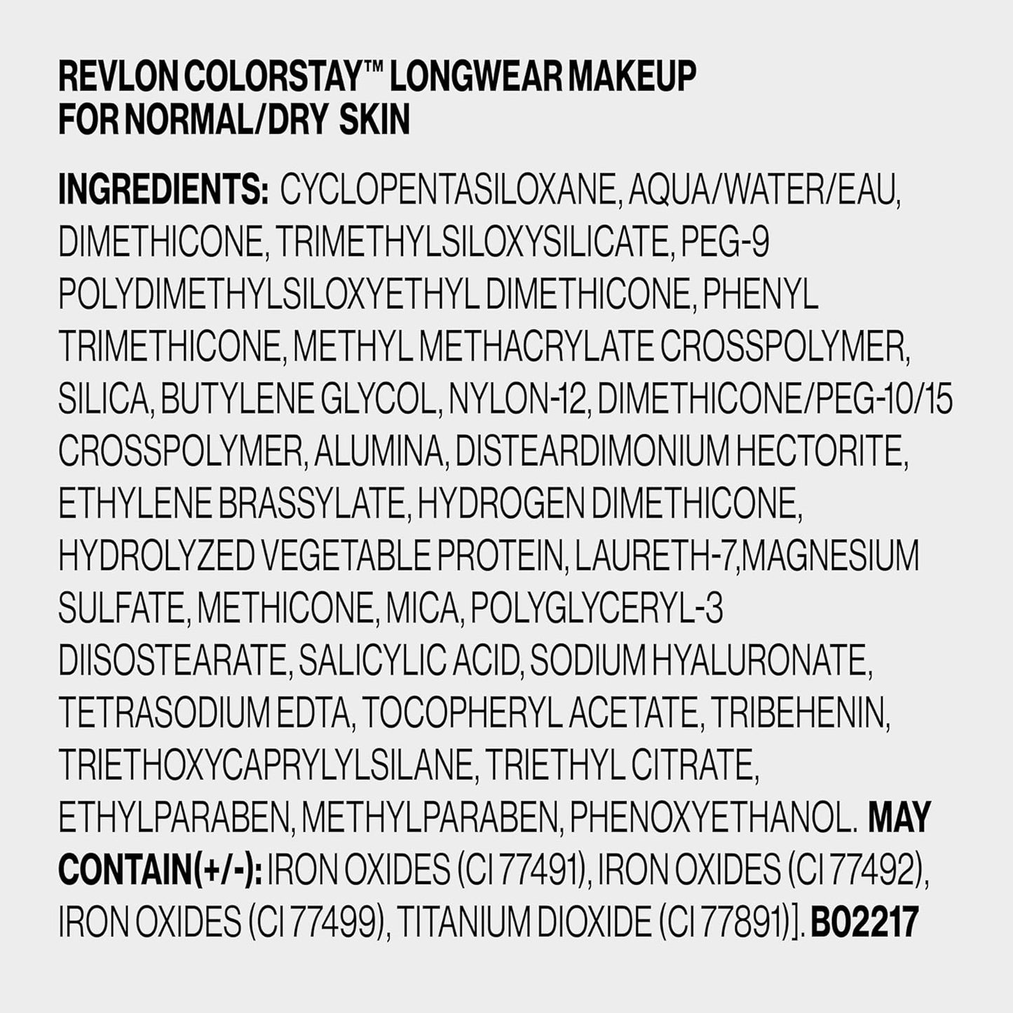 REVLON ColorStay 24H Longwear Makeup Liquid Foundation For Normal/Dry Skin - 320, True Beige