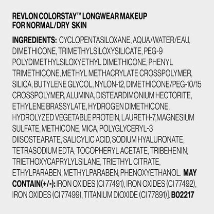 REVLON ColorStay 24H Longwear Makeup Liquid Foundation For Normal/Dry Skin - 320, True Beige