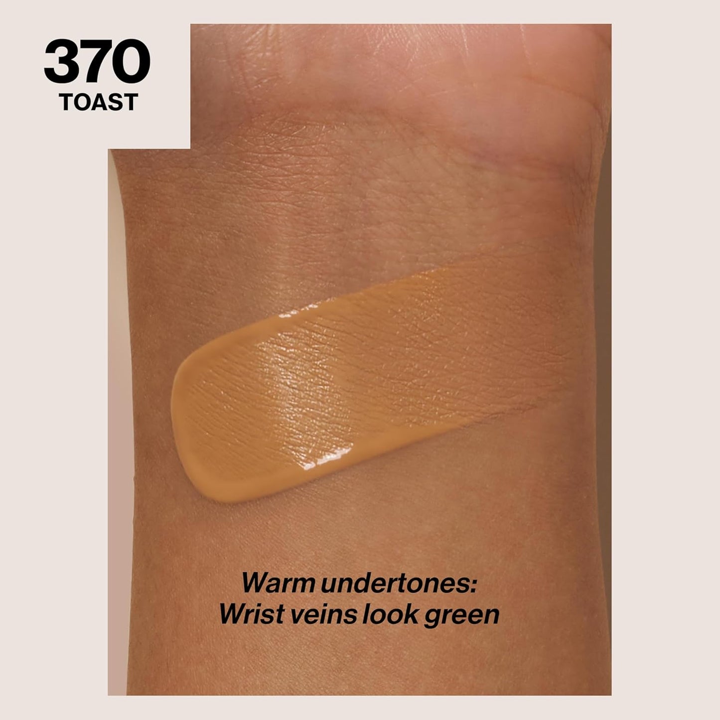 REVLON ColorStay 24H Longwear Makeup Liquid Foundation For Normal/Dry Skin - 370, Toast