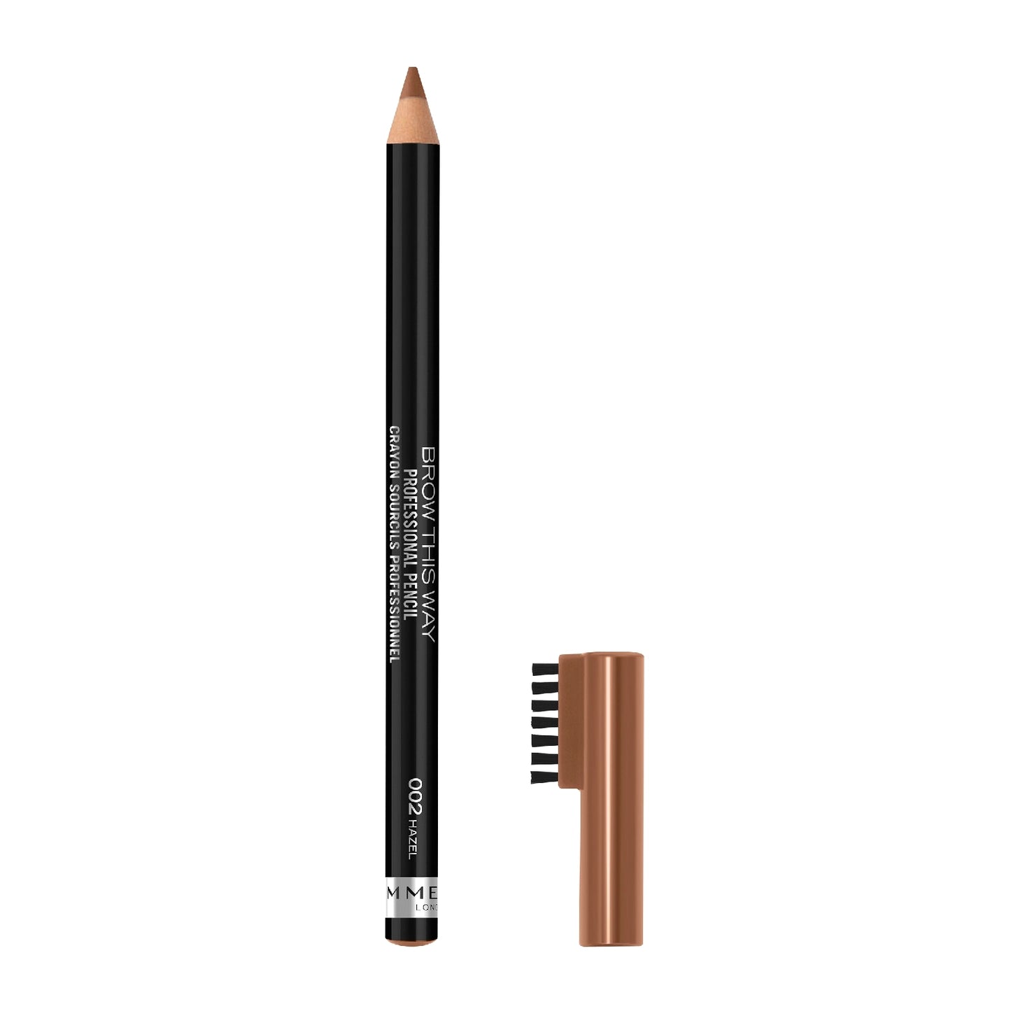RIMMEL London Brow This Way Professional Eyebrow Pencil - 002, Hazel