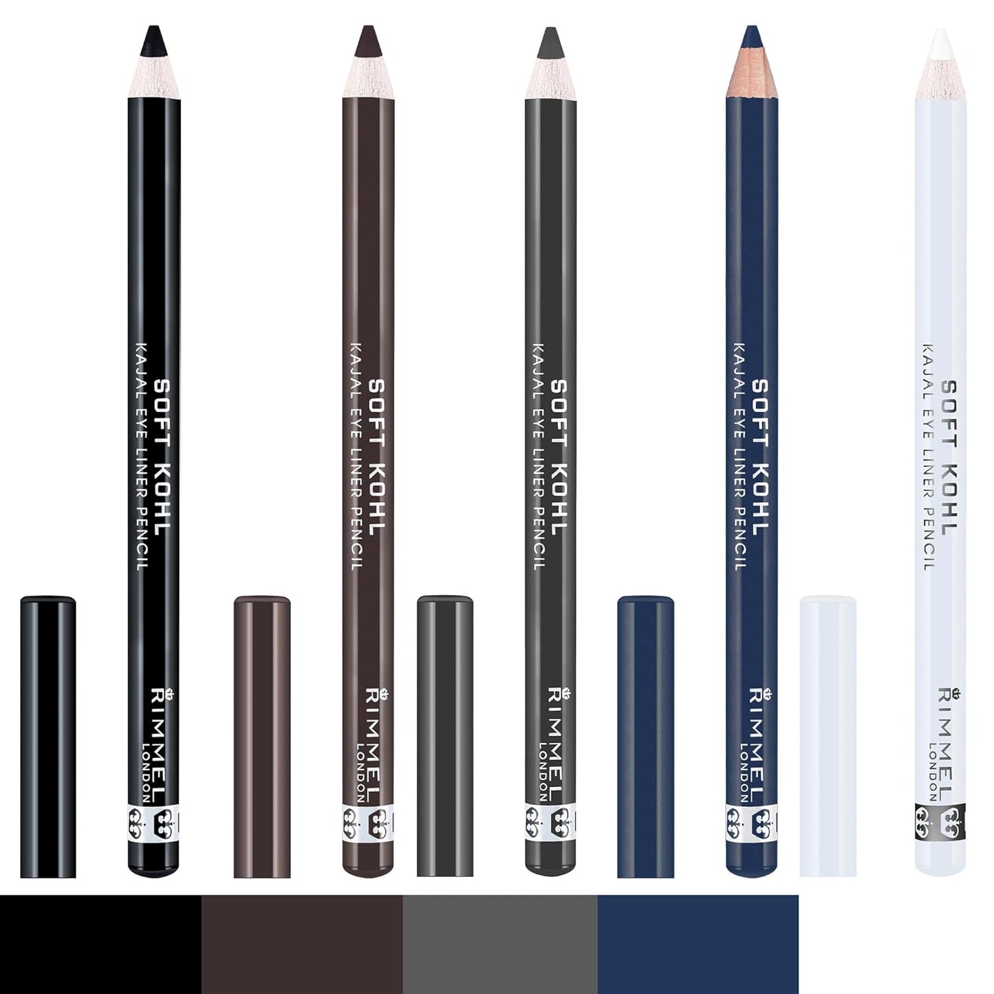 RIMMEL London Soft Kohl Kajal Eyeliner Pencil - 067, Stormy Grey