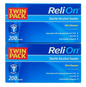 ReliOn Sterile Alcohol Swabs - Twin Pack (400 Count)