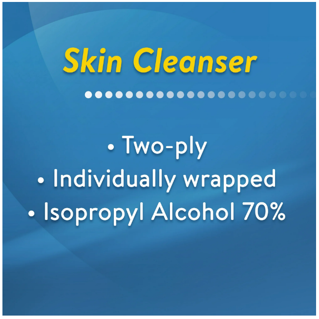 ReliOn Sterile Alcohol Swabs - Twin Pack (400 Count)