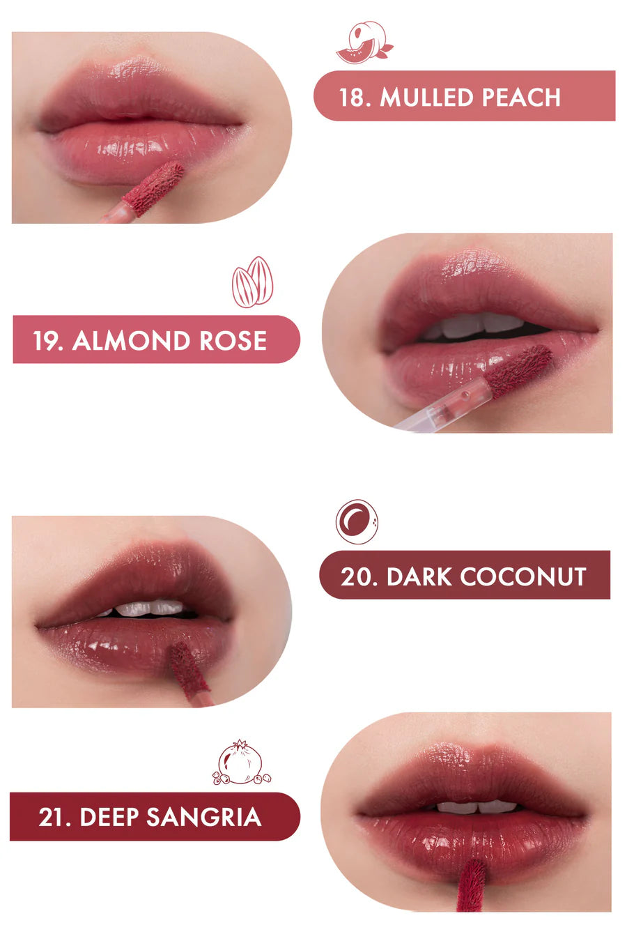 Rom&nd Juicy Lasting Tint Lip Tint - #19, Almond Rose