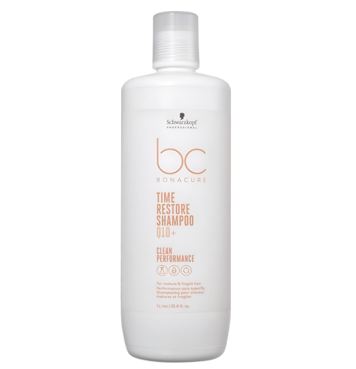 Schwarzkopf Professional BC Bonacure Time Restore Shampoo Q10+ Clean Performance 1L