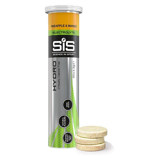 Science In Sport Hydro Virtually Calorie Free Hydration Tablets - Pineapple & Mango Electrolyte (20 Tablets)