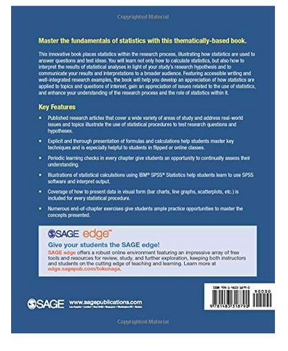 Fundamental Statistics For The Social And Behavioral Sciences (1st Edition)