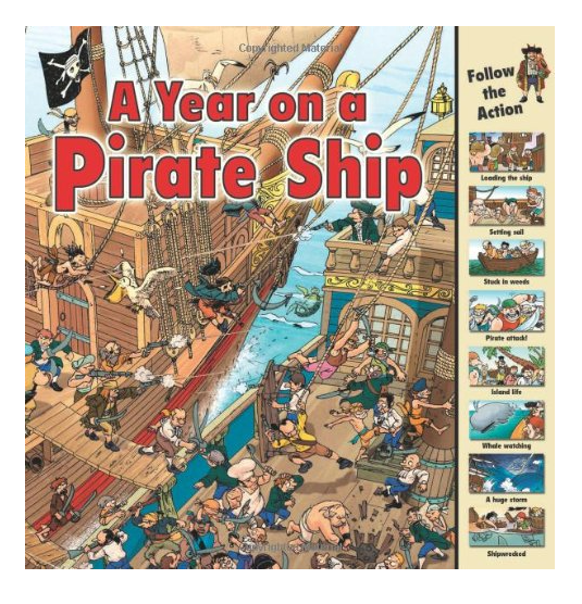 A Year on a Pirate Ship (Time Goes by) Library Binding
