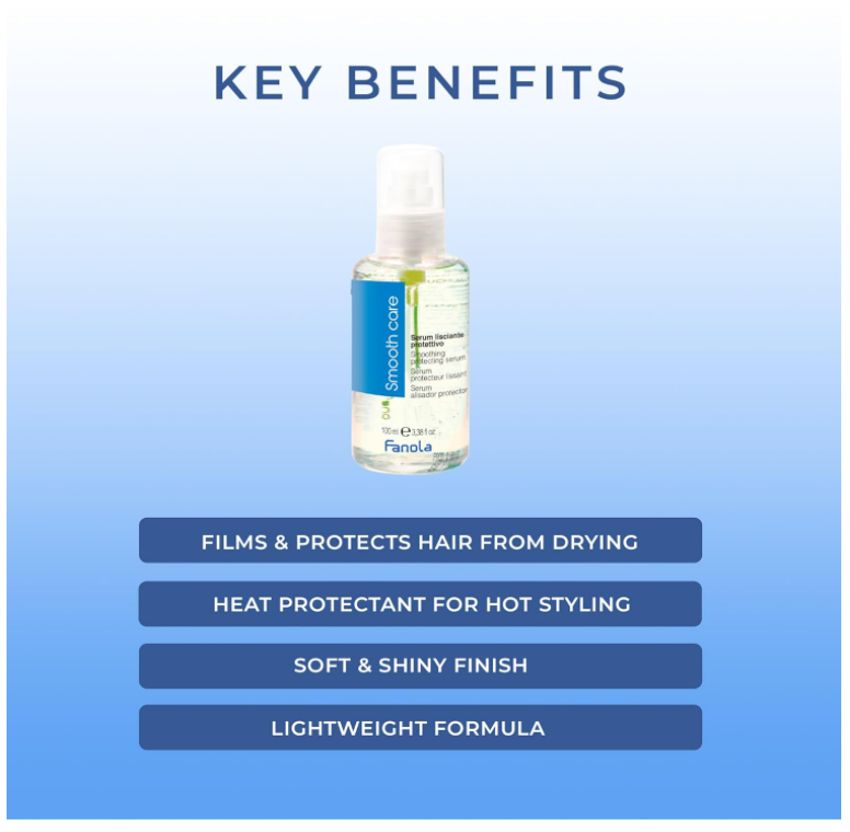 Fanola Smooth Care Smoothing Protecting Serum 3.38 fl oz - Hair Serum