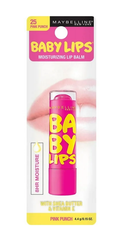 MAYBELLINE New York Baby Lips Moisturizing Lip Balm 0.15oz - Pink Punch