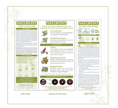 NATURTINT Permanent Hair Color 170ml - 4M, Mahogany Chestnut