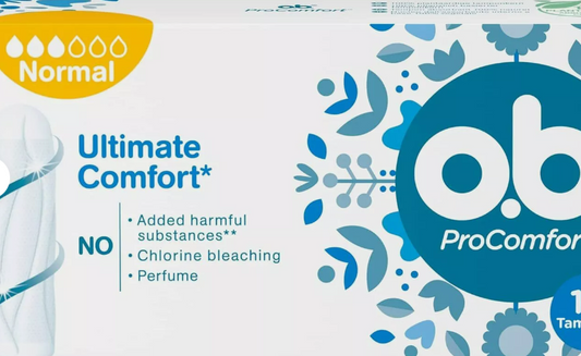 O.B. ProComfort Ultimate Comfort Tampons - Normal (16 Tampons)