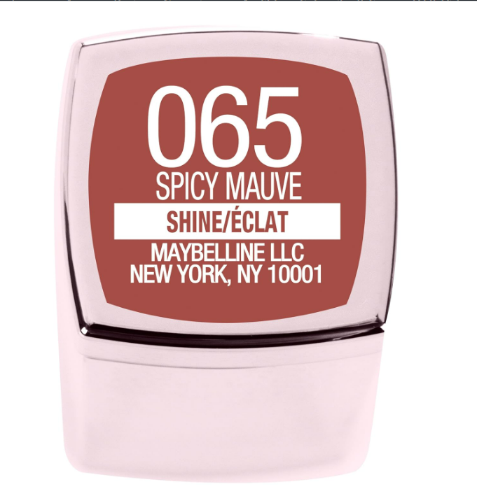 MAYBELLINE New York Color Sensational Shine Lipstick 0.1oz - Spicy Mauve
