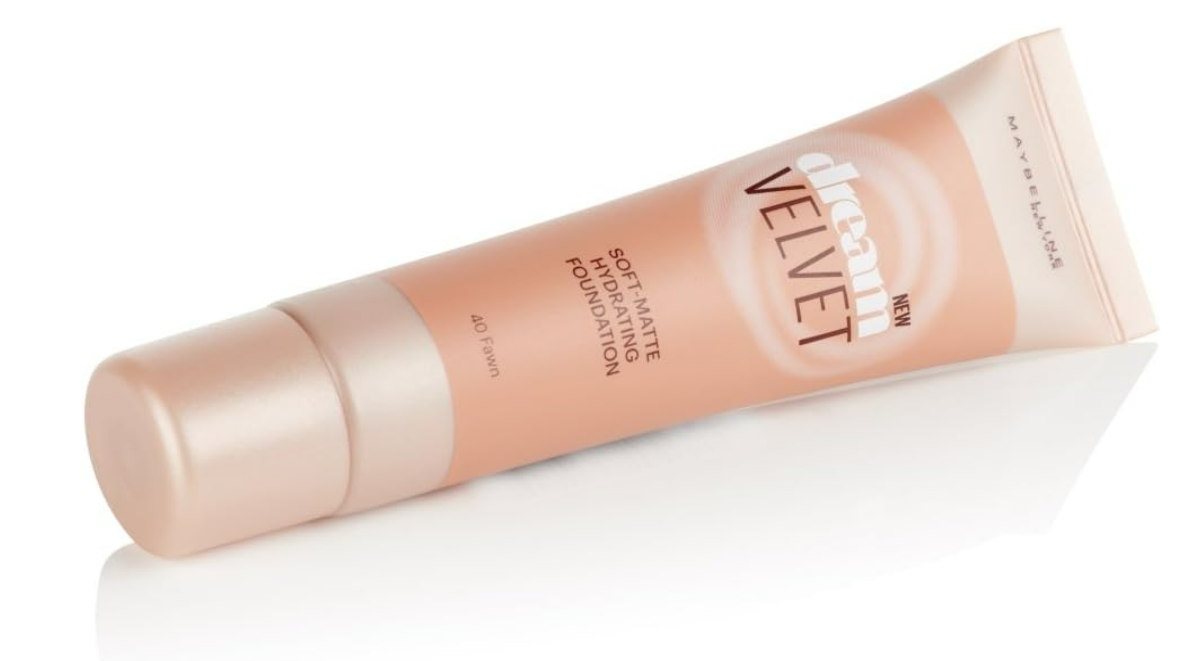 MAYBELLINE New York Dream Velvet Soft-Matte Hydrating Foundation - 40, Fawn