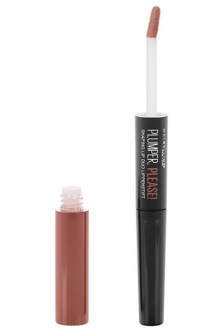 MAYBELLINE New York Plumper, Please! Shaping Lip Duo Lipstick - Close-Up