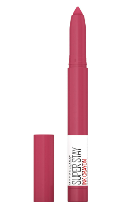 MAYBELLINE New York SuperStay Ink Crayon Matte Lipstick - 80, Run The World (Pink)