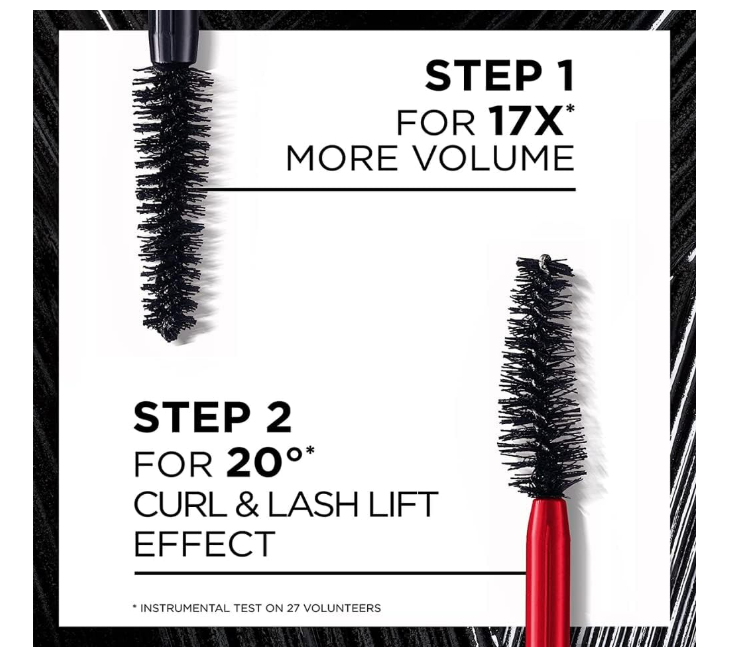 L’Oréal Paris Pro XXL Lift 2-Step Mascara - Black