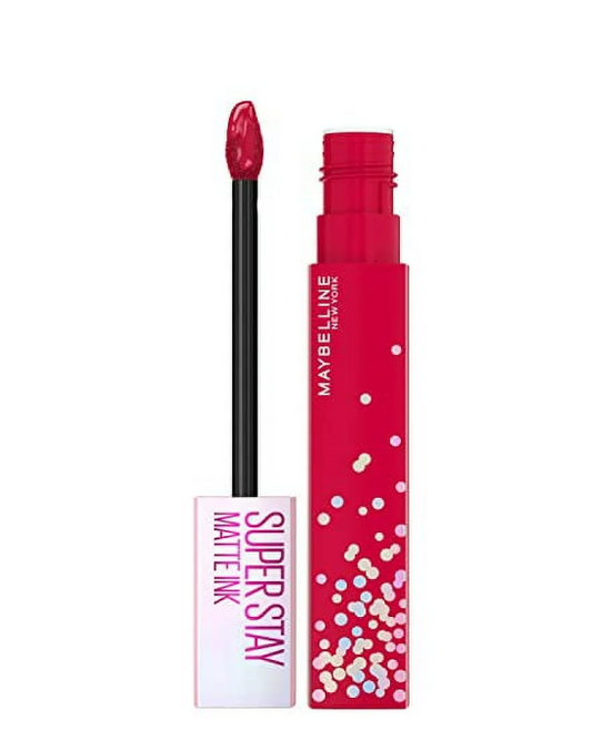 MAYBELLINE New York SuperStay Matte Ink Liquid Lipstick Limited Edition - Life Of The Party (Birthday Cake Scented Shades)