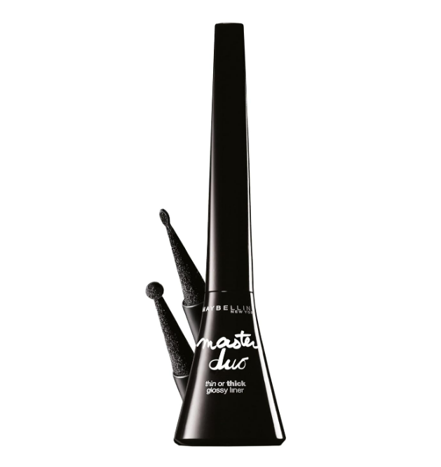 MAYBELLINE New York Master Duo 2-in-1 Glossy Liquid Liner - 500, Black Lacquer