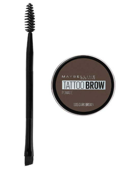 MAYBELLINE New York Tattoo Brow Pomade 5g - 005, Dark Brown