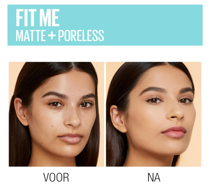 MAYBELLINE New York Fit Me Matte + Poreless Foundation 30ml - 128, Warm Nude