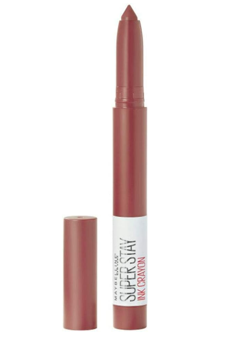 MAYBELLINE New York SuperStay Ink Crayon Matte Lipstick - 20, Enjoy The View (Brown)