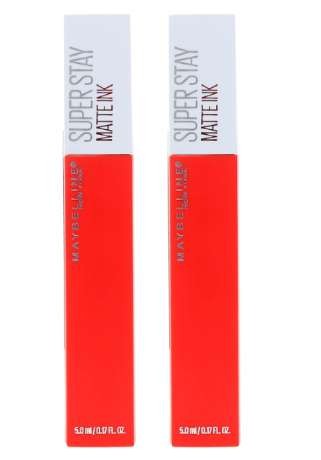 MAYBELLINE New York SuperStay Matte Ink Liquid Lipstick - 320, Individualist (Pack of 2)