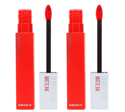 MAYBELLINE New York SuperStay Matte Ink Liquid Lipstick - 320, Individualist (Pack of 2)