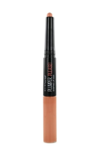 MAYBELLINE New York Plumper, Please! Shaping Lip Duo Lipstick - Tease, Tease