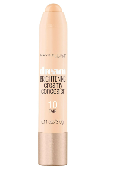 Maybelline New York Dream Brightening Creamy Concealer, Fair, 0.11 oz.   /    Maybelline Dream Brightening Concealer 10 Fair