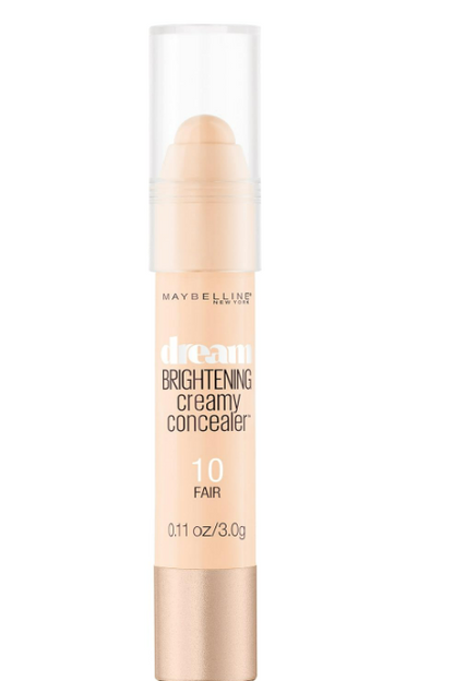 Maybelline New York Dream Brightening Creamy Concealer, Fair, 0.11 oz.   /    Maybelline Dream Brightening Concealer 10 Fair