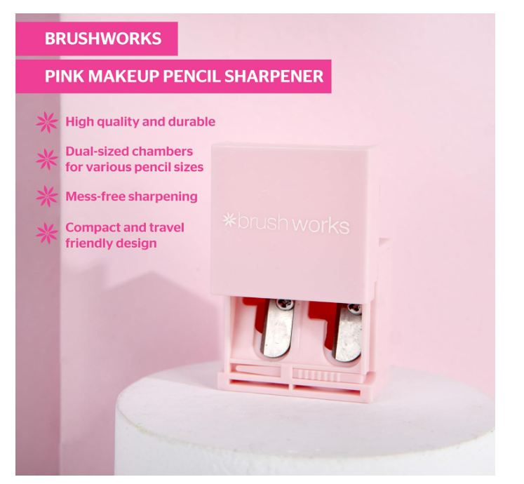 brush workd cosmetic pencil sharpener