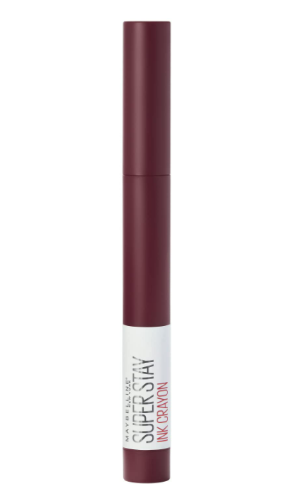Maybelline Lipstick, Superstay Matte Ink Crayon Longlasting Red Purple Lipstick with Precision Applicator 65 Settle For More