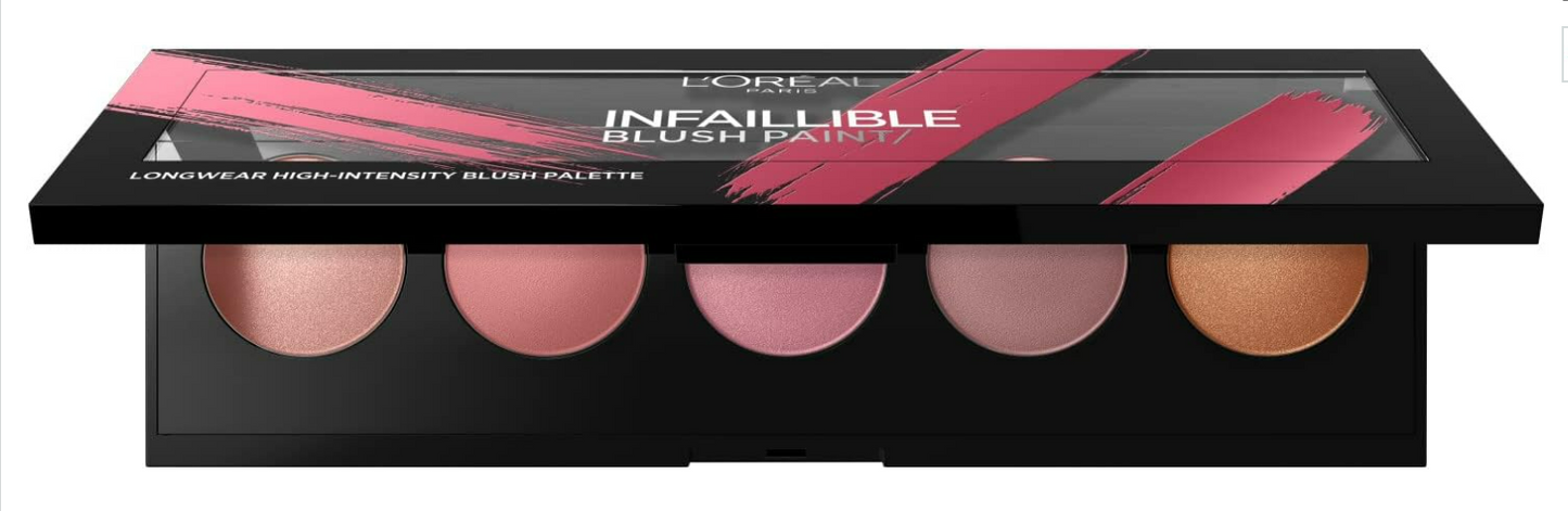 L’Oréal Paris Infaillible Blush Paint, Longwear High-Intensity Blush Palette - 2, Amber