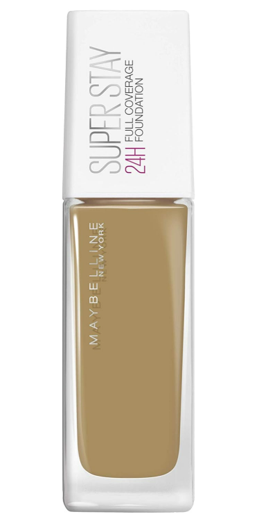 Maybelline New York Foundation, Superstay 24 Hour Longlasting Foundation, Lightweight Feel, Water and Transfer Resistant, 30 ml, Shade: 34, Soft Bronze