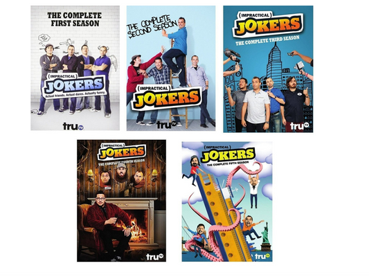 Impractical Jokers: The Complete Series Seasons 1-5 DVD NEW 1 2 3 4 5