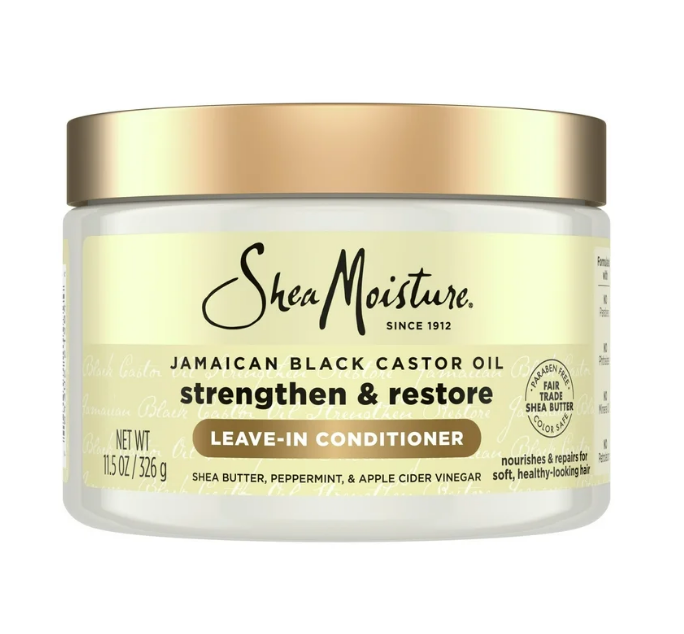 SheaMoisture Jamaican Black Castor Oil, Strengthen & Restore, Leave-In Conditioner 11.5 oz