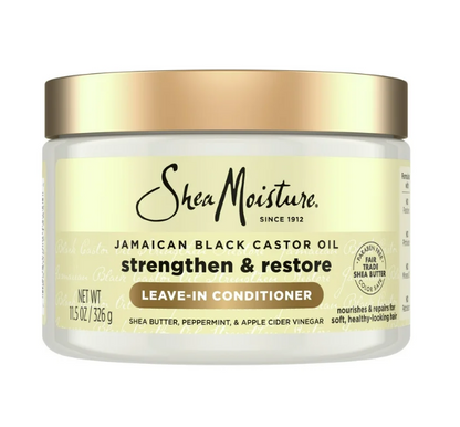SheaMoisture Jamaican Black Castor Oil, Strengthen & Restore, Leave-In Conditioner 11.5 oz