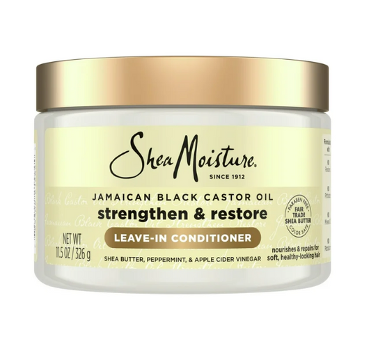 SheaMoisture Jamaican Black Castor Oil, Strengthen & Restore, Leave-In Conditioner 11.5 oz