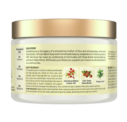 SheaMoisture Jamaican Black Castor Oil, Strengthen & Restore, Leave-In Conditioner 11.5 oz