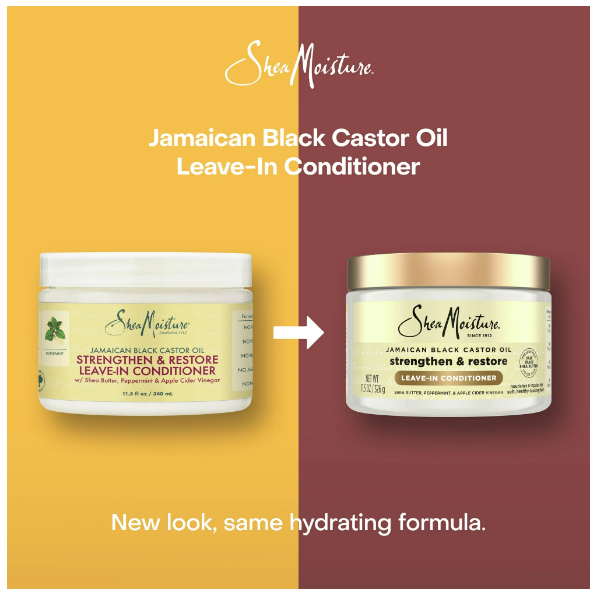 SheaMoisture Jamaican Black Castor Oil, Strengthen & Restore, Leave-In Conditioner 11.5 oz