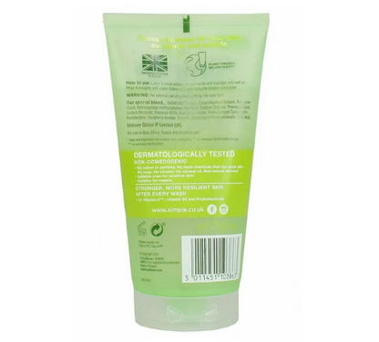 Simple Kind To Skin Vitamin B5 + E Pro Amino Acids Refreshing Facial Wash 150 ml